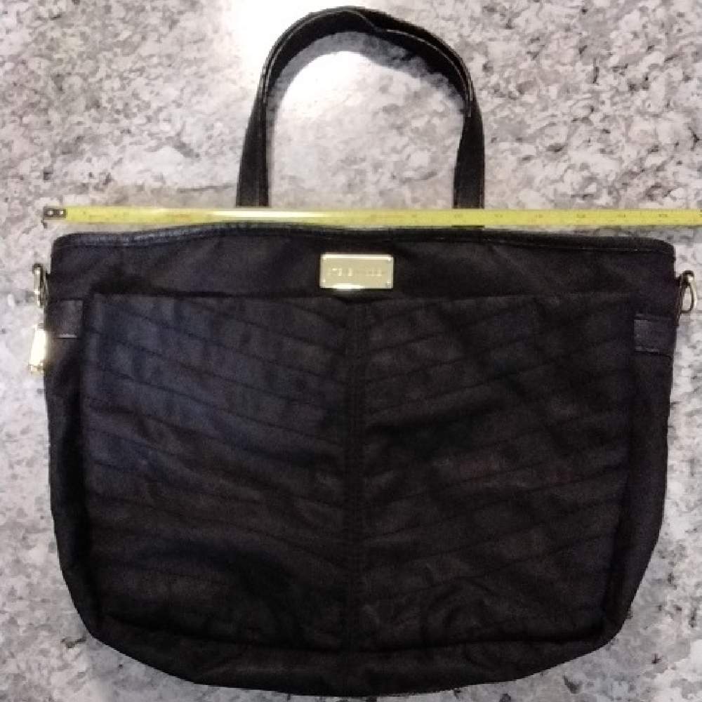 Steve Madden Black Quilted Tote